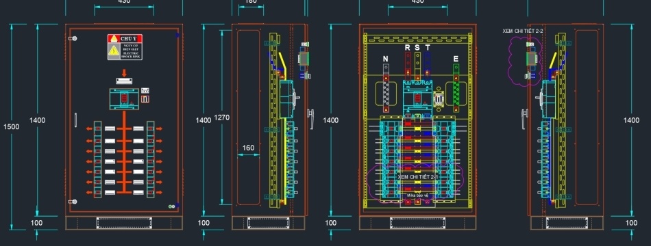 Bản vẽ thiết kế tủ điện DB - Ảnh 4